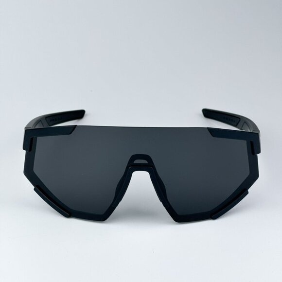 Prada Linea Rossa PS04WSF DG006F BRAND NEW Sunglasses Black Rubber Grey Unisex - Picture 7 of 13